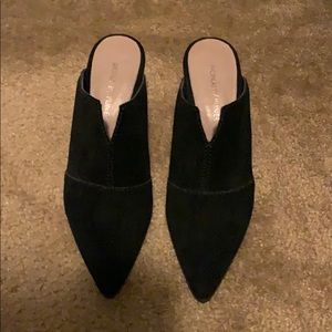 Black Donald Pliner Mules